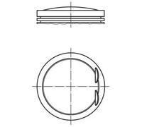 MAHLE Aftermarket Pistón para AUDI: TT, A5, A4, A3 & SKODA: Yeti, Superb, Octavia & VOLKSWAGEN: Golf, Passat & SEAT: Altea (Ref: 028 PI 00128 002)