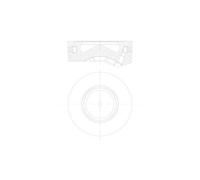 MAHLE Aftermarket Pistón para BMW: Série 3, X6, Série 5, X5, Série 6, Série 7, Série 4, X3, X4 & ALPINA: D4, XD3, D5, D3 (Ref: 081 PI 00105 001)