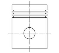MAHLE Aftermarket Pistón para DACIA: Logan, Sandero (Ref: 022 27 02)