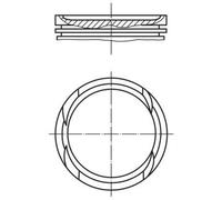 Pistón MAHLE 010 05 00