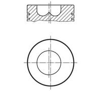 MAHLE Aftermarket Pistón para FIAT: Ducato & IVECO: Daily & RENAULT: Master, Master Propulsion & OPEL: Movano & R.V.I.: Série B (Ref: 009 89 01)