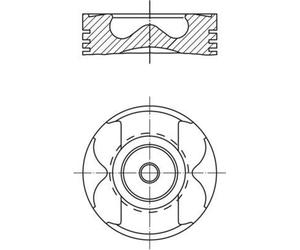 MAHLE Aftermarket Pistón para FIAT: Talento & MERCEDES-BENZ: MARCO POLO, Vito & RENAULT: Mégane, Scénic, Talisman, Fluence (Ref: 021 PI 00125 000)