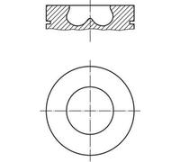 MAHLE Aftermarket Pistón para FORD: Transit/Tourneo (Ref: 013 PI 00107 000)