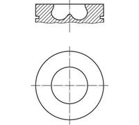 MAHLE Aftermarket Pistón para FORD: Transit/Tourneo (Ref: 013 PI 00107 002)
