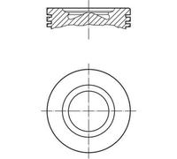 MAHLE Aftermarket Pistón para IVECO: Daily & FIAT: Ducato (Ref: 007 PI 00170 000)