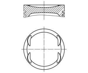 MAHLE Aftermarket Pistón para MERCEDES-BENZ: Sprinter LK Classe SLK LC (Ref: 004 08 00)