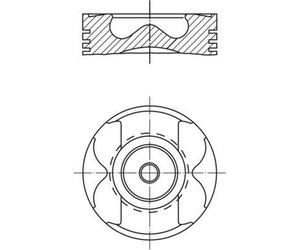 MAHLE Aftermarket Pistón para MERCEDES-BENZ: Sprinter LK, Vito Viano LC, Classe S (Ref: 004 59 00)