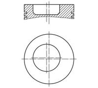 MAHLE Aftermarket Pistón para MERCEDES-BENZ: T2/L (Ref: 004 51 00)