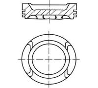 MAHLE Aftermarket Pistón para OPEL: Movano & RENAULT: Master & NISSAN: NV400 (Ref: 021 PI 00116 002)