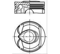 MAHLE Aftermarket Pistón para PEUGEOT: 207, 5008, 3008, 308, 208, 508, RCZ & CITROËN: DS3, C4, C4 Picasso & MINI: MINI (Ref: 039 PI 00123 000)