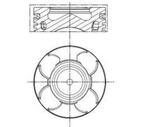 MAHLE Aftermarket Pistón para RENAULT: Master, Trafic & OPEL: Movano, Vivaro & NISSAN: Interstar, Primastar (Ref: 021 PI 00115 001)