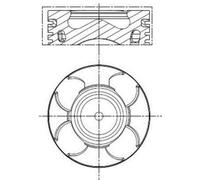 MAHLE Aftermarket Pistón para RENAULT: Master, Trafic & OPEL: Movano, Vivaro & NISSAN: Primastar, Interstar (Ref: 021 PI 00115 000)