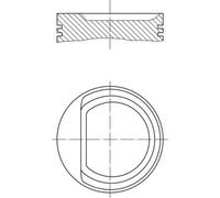Pistón MAHLE 030 71 00