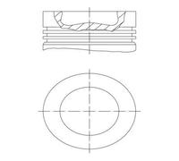MAHLE Aftermarket Pistón (Ref: 003 97 00)