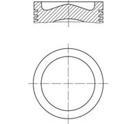 MAHLE Aftermarket Pistón (Ref: 038 90 00)