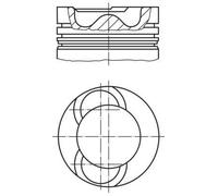 MAHLE Aftermarket Pistón (Ref: 209 72 00)