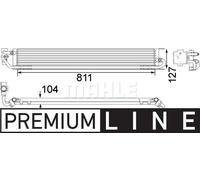 MAHLE Aftermarket Radiador de aceite, transmisión automática para PORSCHE: Cayenne & VOLKSWAGEN: Touareg (Ref: CLC 108 000P)