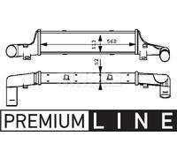 MAHLE Aftermarket Radiador de admisión, intercooler para MERCEDES-BENZ: Classe E (Ref: CI 52 000P)