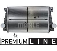MAHLE Aftermarket Radiador de admisión, intercooler para VOLKSWAGEN: Amarok (Ref: CI 29 000P)