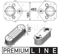 MAHLE Aftermarket Radiador de admisión, intercooler (Ref: CI 233 000P)