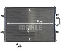 MAHLE Aftermarket Refrigerador baja temperatura, aire de admisión para AUDI: RS7, RS6 (Ref: CIR 2 000P)