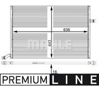 MAHLE Aftermarket Refrigerador baja temperatura, aire de admisión para MERCEDES-BENZ LS LC (Ref: CIR 25 000P)