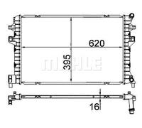 MAHLE Aftermarket Refrigerador baja temperatura, aire de admisión para VOLKSWAGEN: Golf Cabriolet, Tiguan, Golf, Jetta, Passat (Ref: CIR 34 000S)