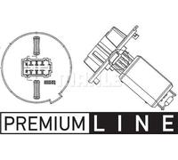 MAHLE Aftermarket Resistencia, ventilador habitáculo para CITROËN: DS3, C3 (Ref: ABR 57 000P)