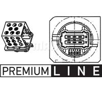 MAHLE Aftermarket Resistencia, ventilador habitáculo para PEUGEOT: 206, 206+ (Ref: ABR 92 000P)