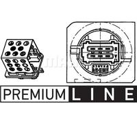 MAHLE Aftermarket Resistencia, ventilador habitáculo para PEUGEOT: 206 (Ref: ABR 91 000P)