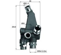 MAHLE Aftermarket Termostato, refrigeración del aceite para PORSCHE: 911 (Ref: TO 3 83)