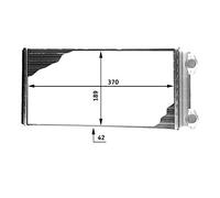 Mahle AH 127 000P - Intercambiador de calor para interiores
