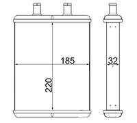 MAHLE AH 2 000S Radiador de calefacción