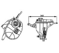 MAHLE Ausgleichsbehälter, Kühlmittel CRT29001S
