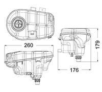 MAHLE Ausgleichsbehälter, Kühlmittel CRT60000S