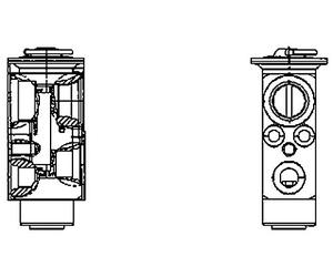 Mahle AVE 131 000P - Válvula de expansión y tubo oriental