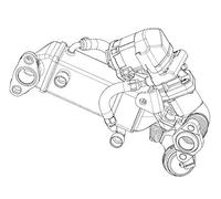MAHLE CE 10 000P - Recirculación de gases de escape con válvula EGR, entre otros, apto para BMW 5 (F10)