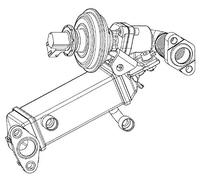 Mahle CE 9 000P - Refrigerador de gases de escape