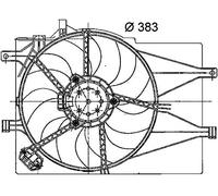 Mahle CFF 200 000P - Ventilador de condensador