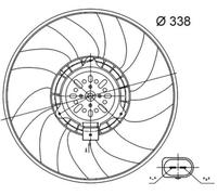 Mahle CFF 33 000S - Ventilador de condensador