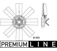 Mahle CFF 432 000P - Ventilador viscoelástico