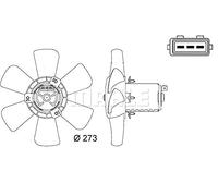 Mahle CFF 7 000S - Ventilador de condensador