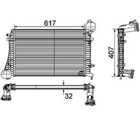MAHLE CI 162 000P Premium Line - Intercambiador de calor