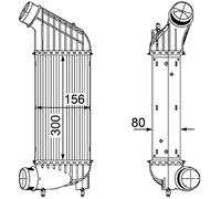 MAHLE CI 181 000P Intercooler