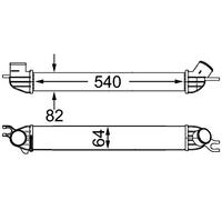 MAHLE Aftermarket Radiador de admisiÃ³n, intercooler para MINI: MINI (Ref: CI 188 000S)