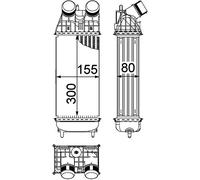 MAHLE CI 210 000P Intercooler