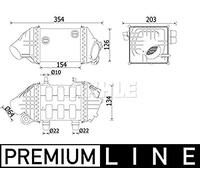 MAHLE CI 225 000P Premium Line - Intercooler