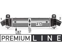MAHLE CI 25 000P Premium Line - Intercooler