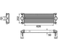 MAHLE CI 254 000P Intercooler