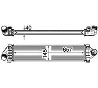 MAHLE CI 394 000P Premium Line - Intercooler